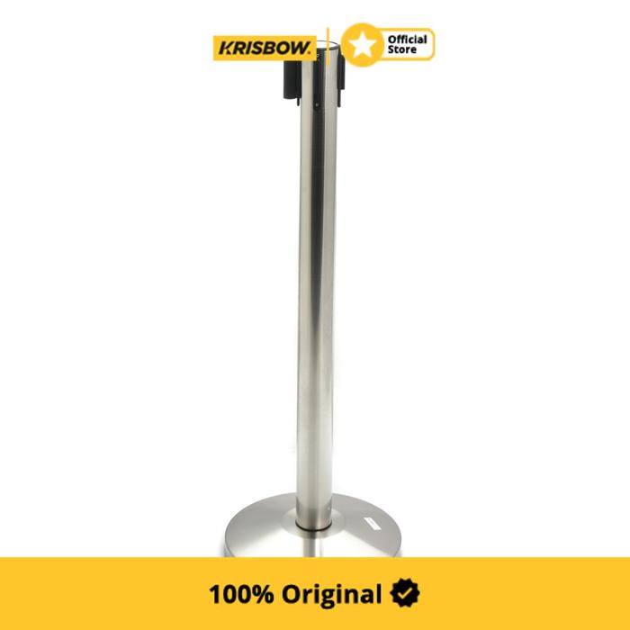 KRISBOW Tiang Antrian Stainless Steel dengan Tali | Non TKDN