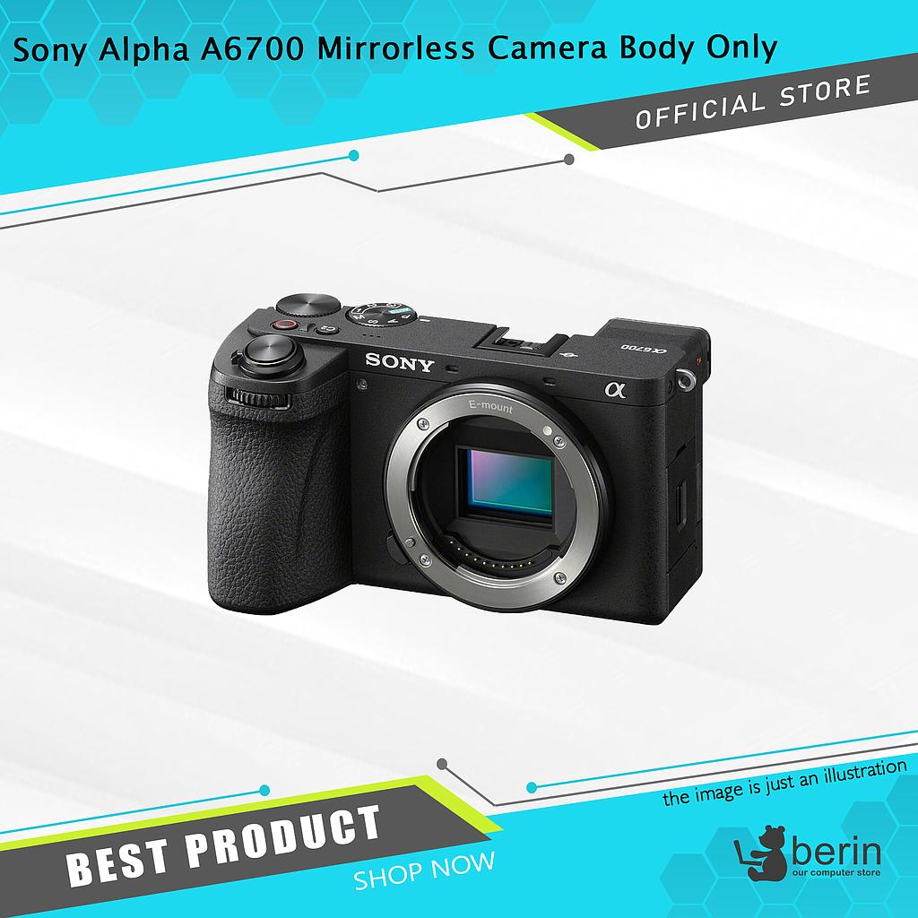 Sony Alpha A6700 Sony A 6700 Sony A6700 Mirrorless Camera Body Only StandardPackage