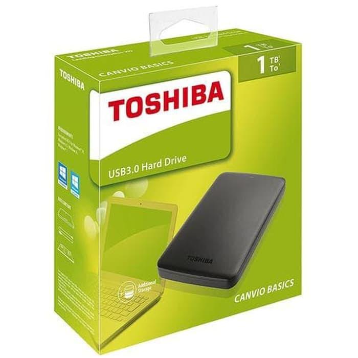 TOSHIBA Canvio Basics Harddisk Portable 1TB | Non TKDN