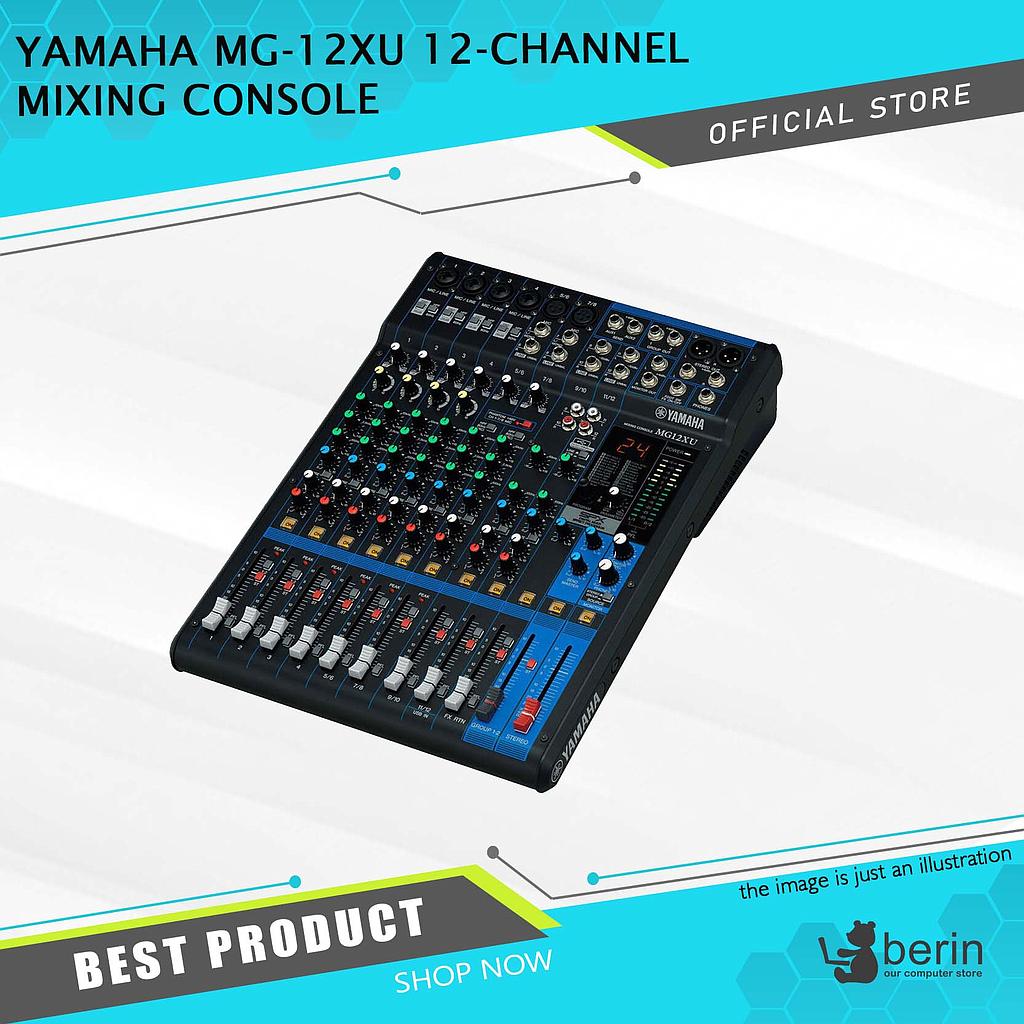 YAMAHA MG-12XU 12-CHANNEL MIXING CONSOLE
