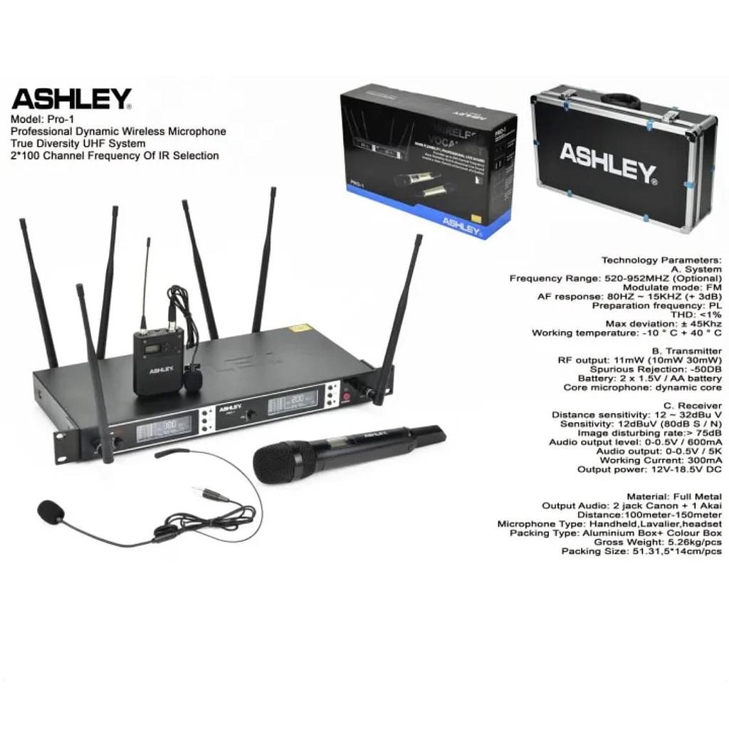 Ashley Mic Pro One Handled or clip on