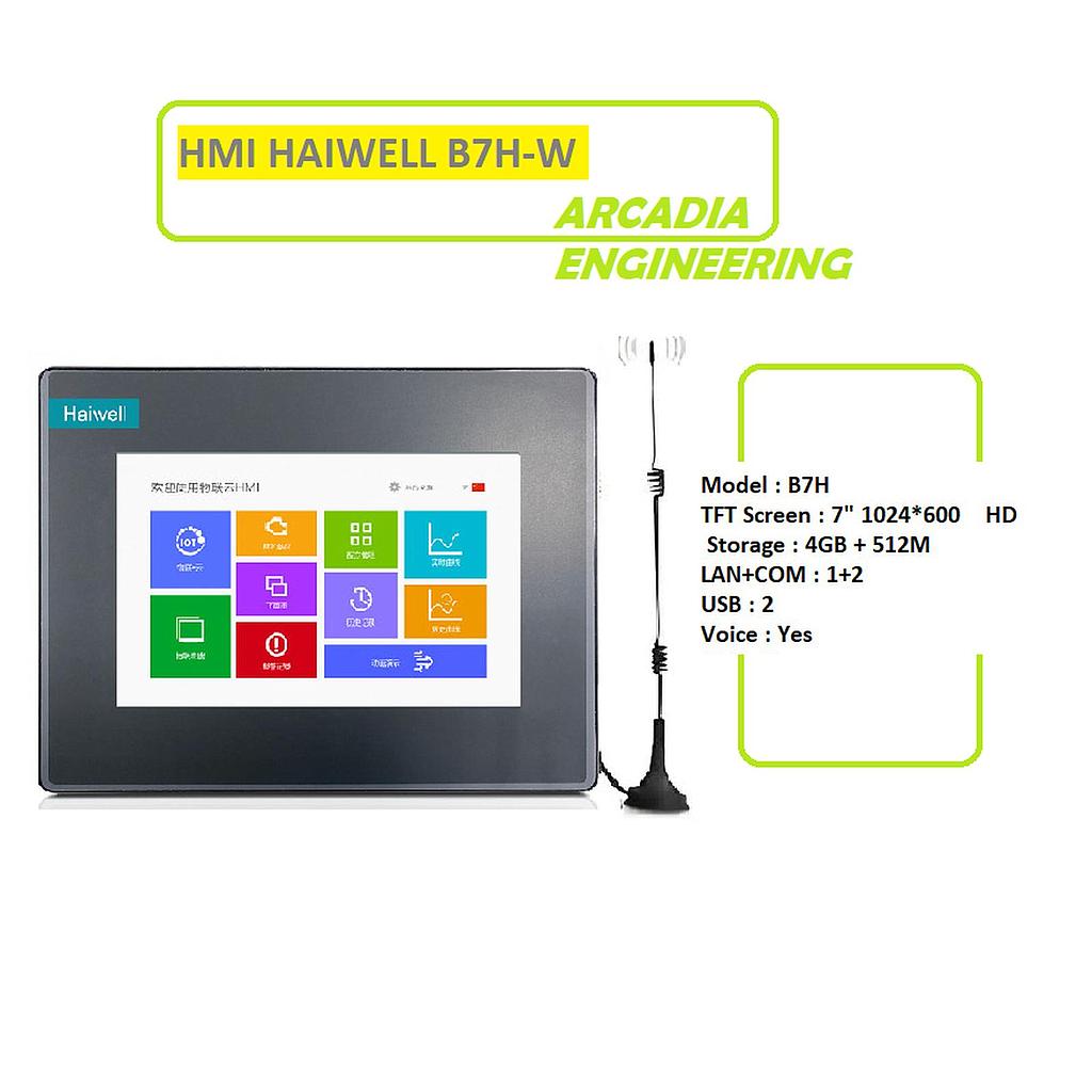 HMI Haiwell B7H-W 7inch