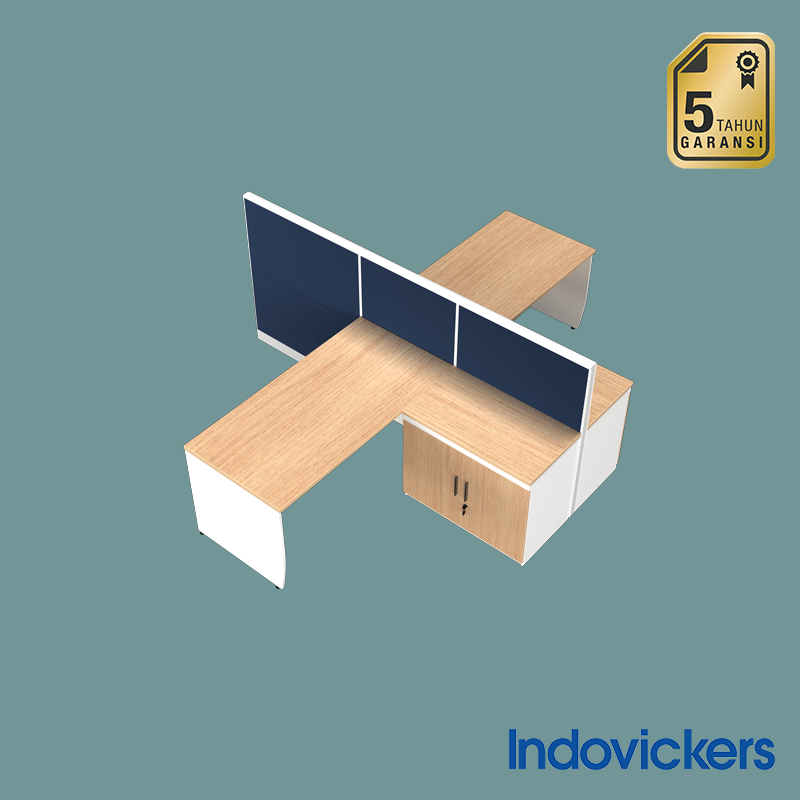 INDOVICKERS WorkX2 Workstation 2 Person WX2-WS05P-B038