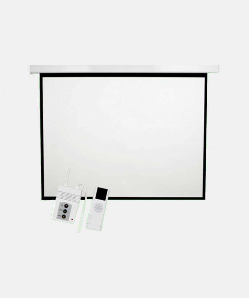 LAYAR PROJECTOR IBRIGHT 84 Inch MOTORIZED