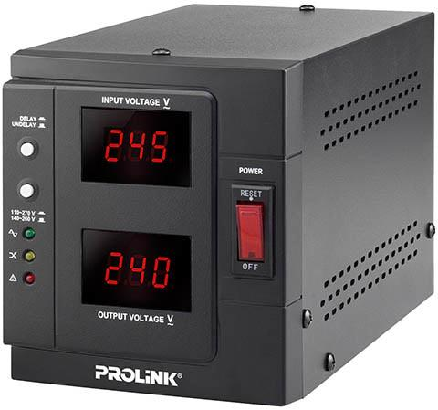 Prolink PVR2000D 2KVA Auto Voltage Regulator W/LCD