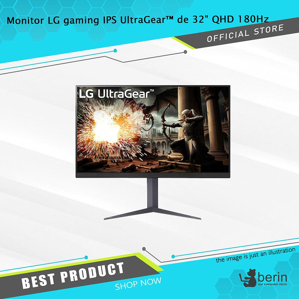 Monitor LG gaming IPS UltraGear™ de 32&quot; QHD 180Hz