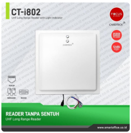 Long Range Integrated UHF RFID Reader &amp; Writer CARDTECK CT-I802 - i802