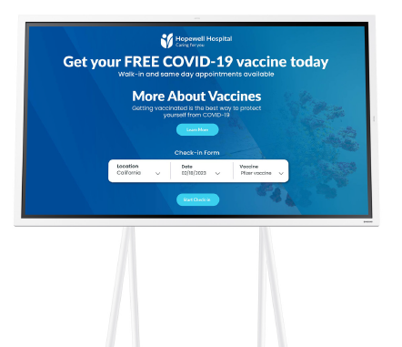 Televisi SAMSUNG FLIP PRO 65&quot; WM65B - INTERACTIVE PRO