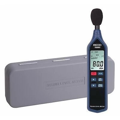 REED INSTRUMENTS R8080 Sound Level Meter,USB,30 to 130 dB Range