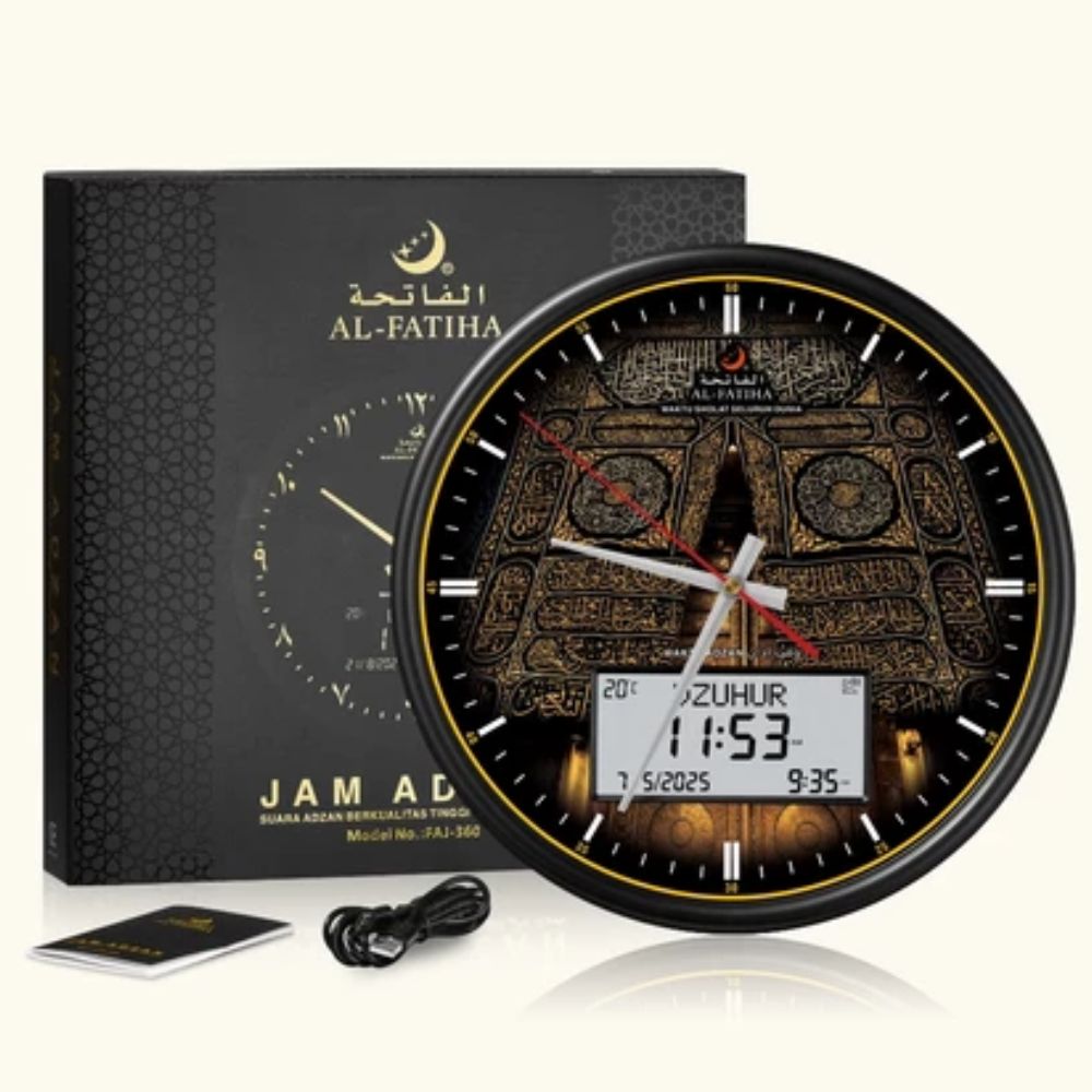 AL-FATIHA Jam Adzan Digital FAJ-360QW Non TKDN
