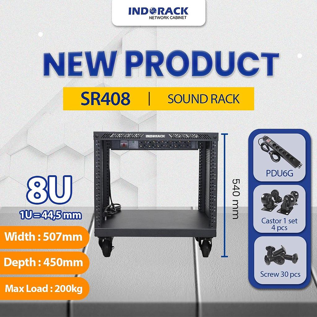 Rack Audio 8u (NON TKDN)