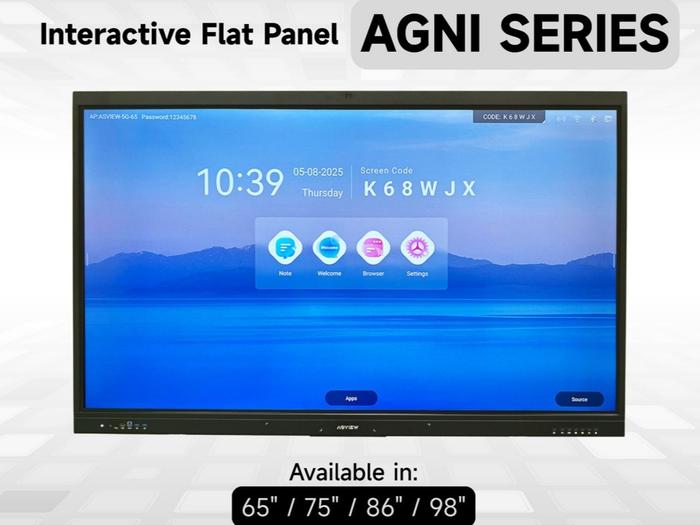 Interactive Flat Panel Display size 98" inch AS VIEW | Non TKDN