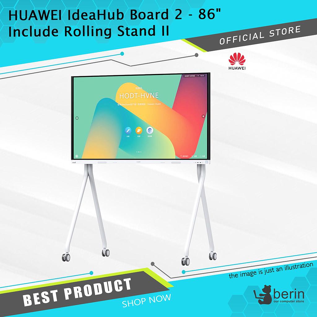 HUAWEI IdeaHub Board 2 - 86" Include Rolling Stand II (NON TKDN)