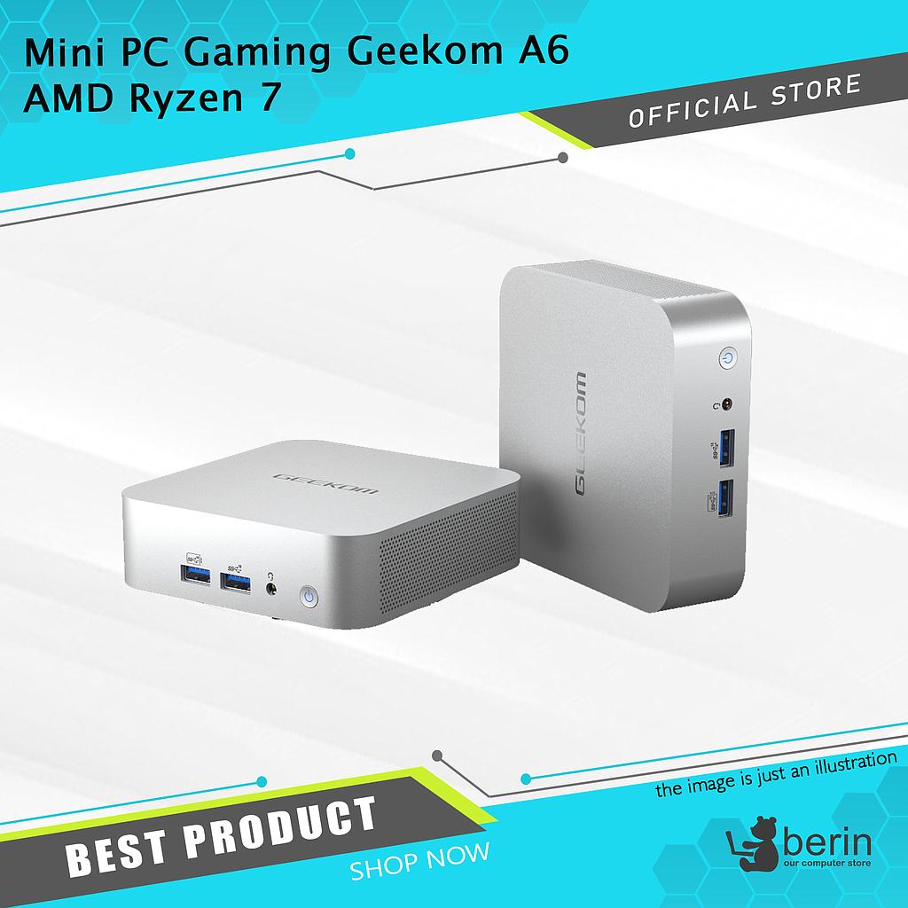 Mini PC Gaming Geekom A6 AMD Ryzen 7 NonTKDN
