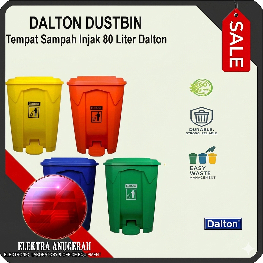Tempat Sampah Ukuran 80 Liter