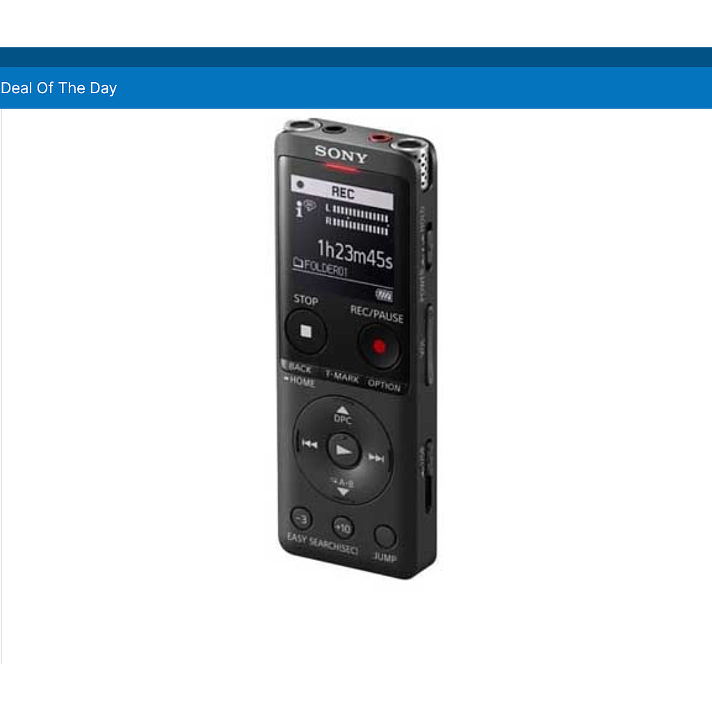 Voice Recorder/ Sony ICD-UX570 Digital Voice Recorder - Sony UX570F Perekam Suara - PLUS 32GB