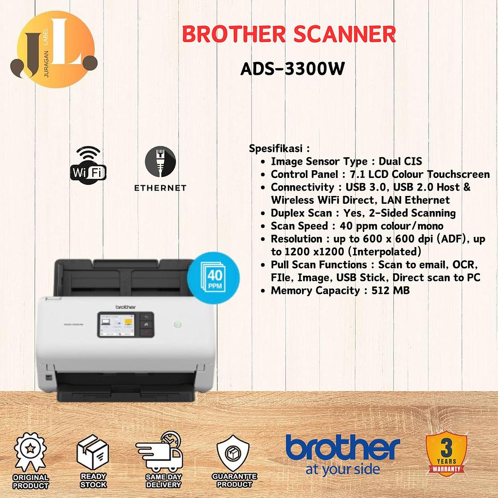 Brother Scanner ADS 3300W