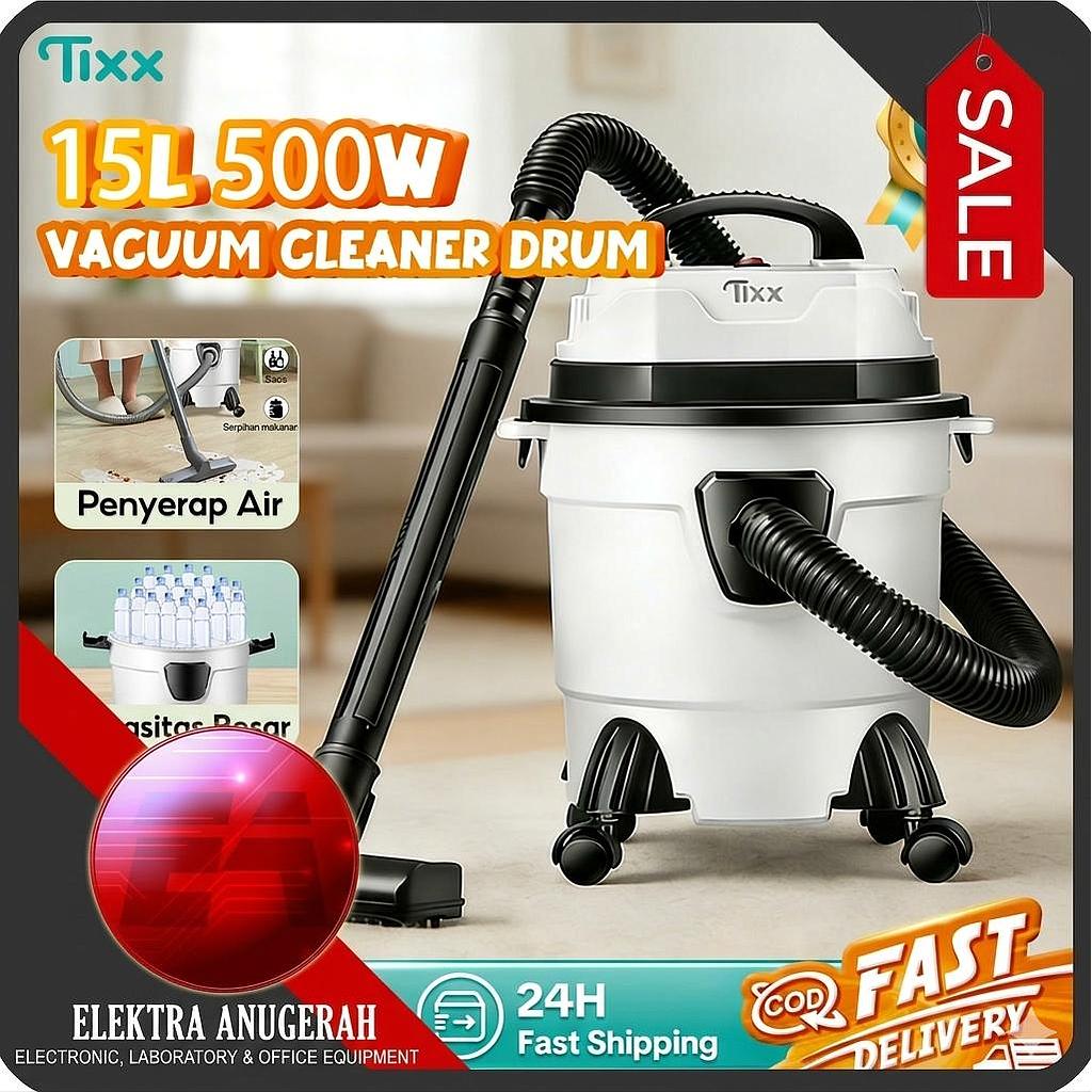 TIXX Vacuum Cleaner 15L Plastik 3in1