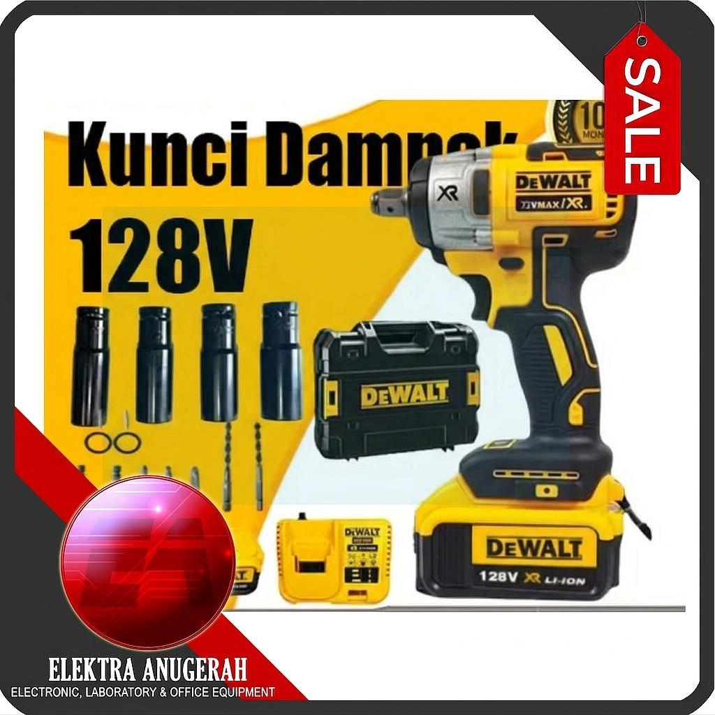 Bor Dampak Listrik Tanpa Kabel DEWALT 128V