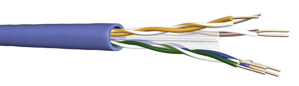 Standarisasi ITS - V - 62488BL-3H _ Draka UC400 Cat6 UTP 24AWG PVC Blue Indoor 305mtr IEC60332-1
