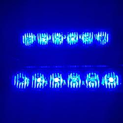 LAMPU STROBO GRILL 8 TITIK SLIM ION BLUE &amp; DASHBOARD 18 TITIK | Non TKDN
