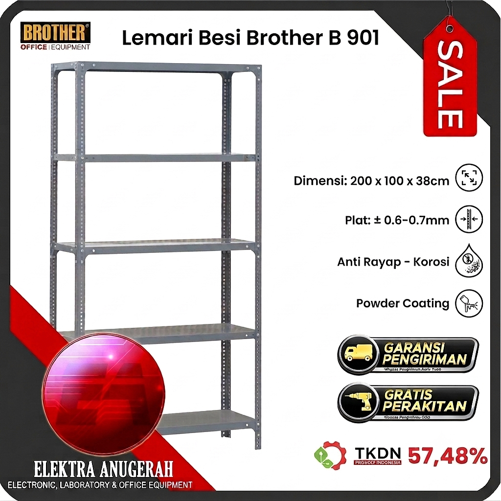 Lemari Besi Brother B 901 TKDN 57.48%