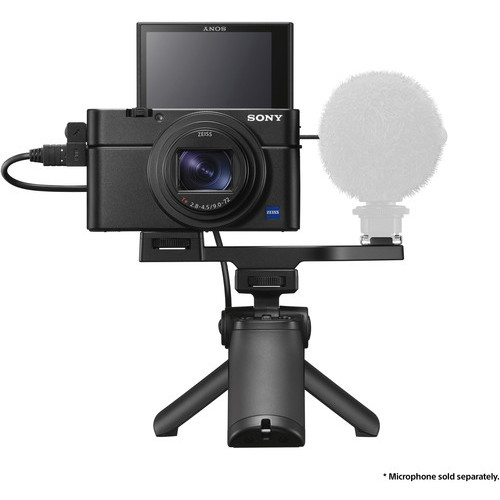 SONY DSC-RX100 VII VLOGGING KITA WITH VCT SGR1 SHOOTING GRIP+MIC ECM-G1 | Non TKDN