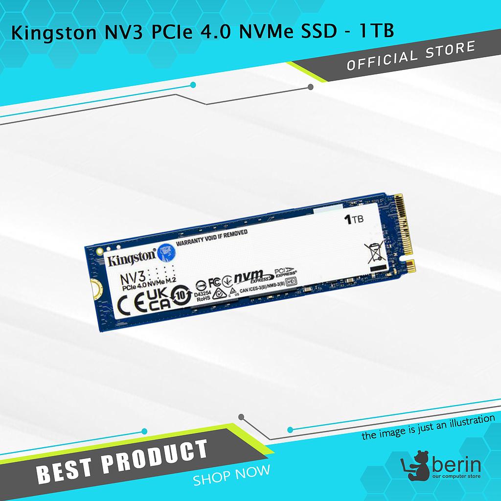 Kingston NV3 PCIe 4.0 NVMe SSD - 1TB