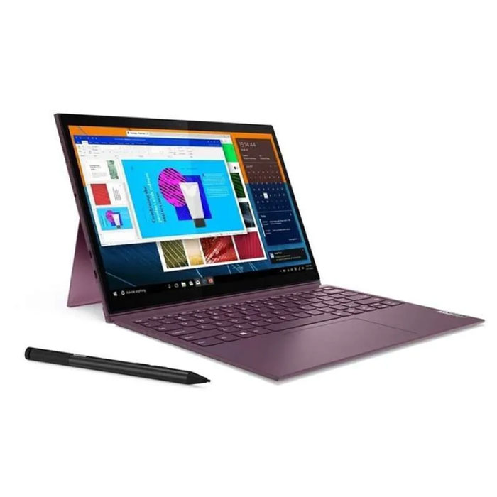 LENOVO Yoga Duet 7i-13IML05 (Core i7-10510U, 16GB, 512GB SSD, Win 10, 13 Inch Touch, Orchid) Notebook - 82AS0079ID