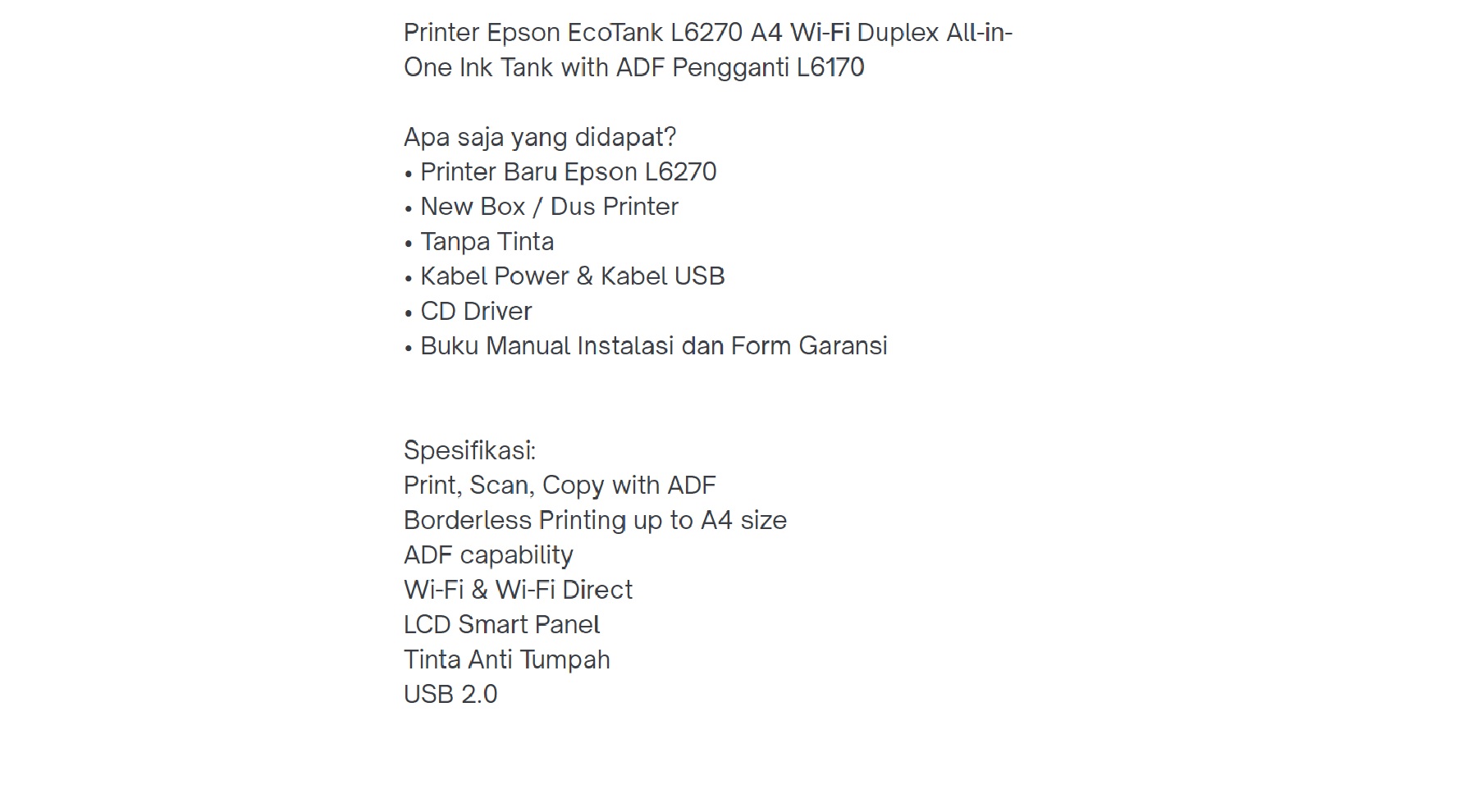 EPSON L6270