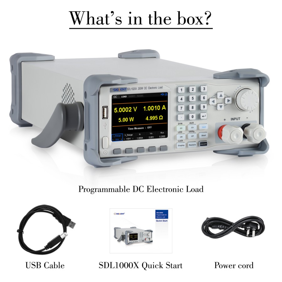 PROGRAMMABLE DC ELECTRONIC LOAD SIGLENT SDL1030X