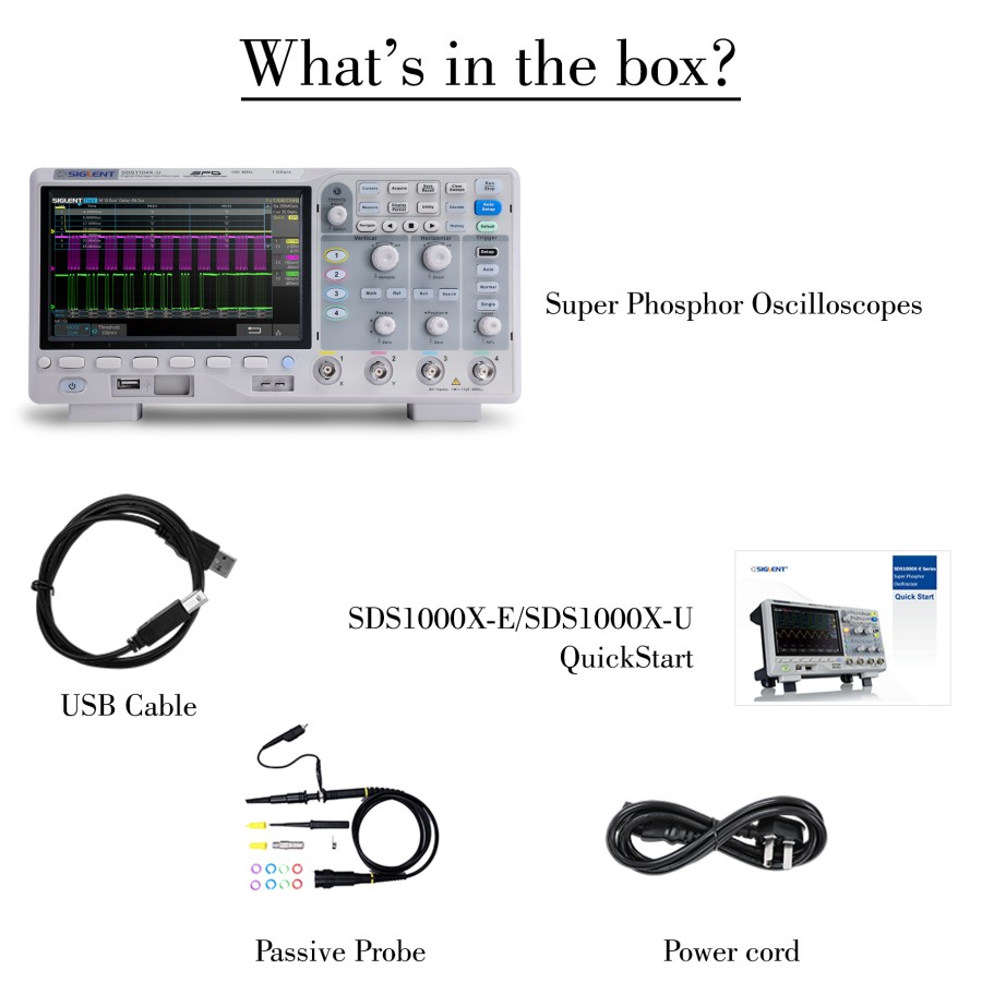 SUPER PHOSPHOR OSCILLOSCOPES | SIGLENT SDS1104X-U