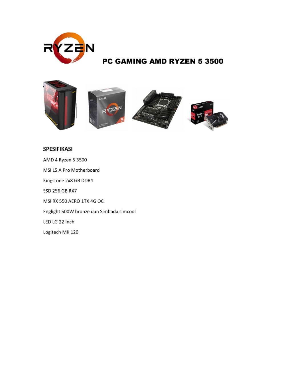 PC GAMING AMD RYZEN