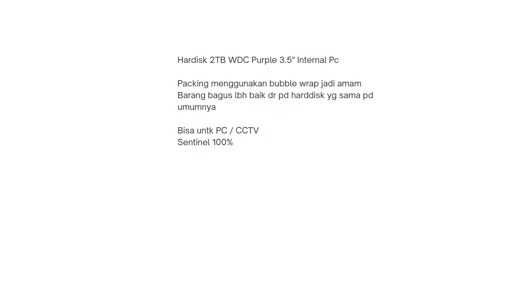HDD WD 2 TB