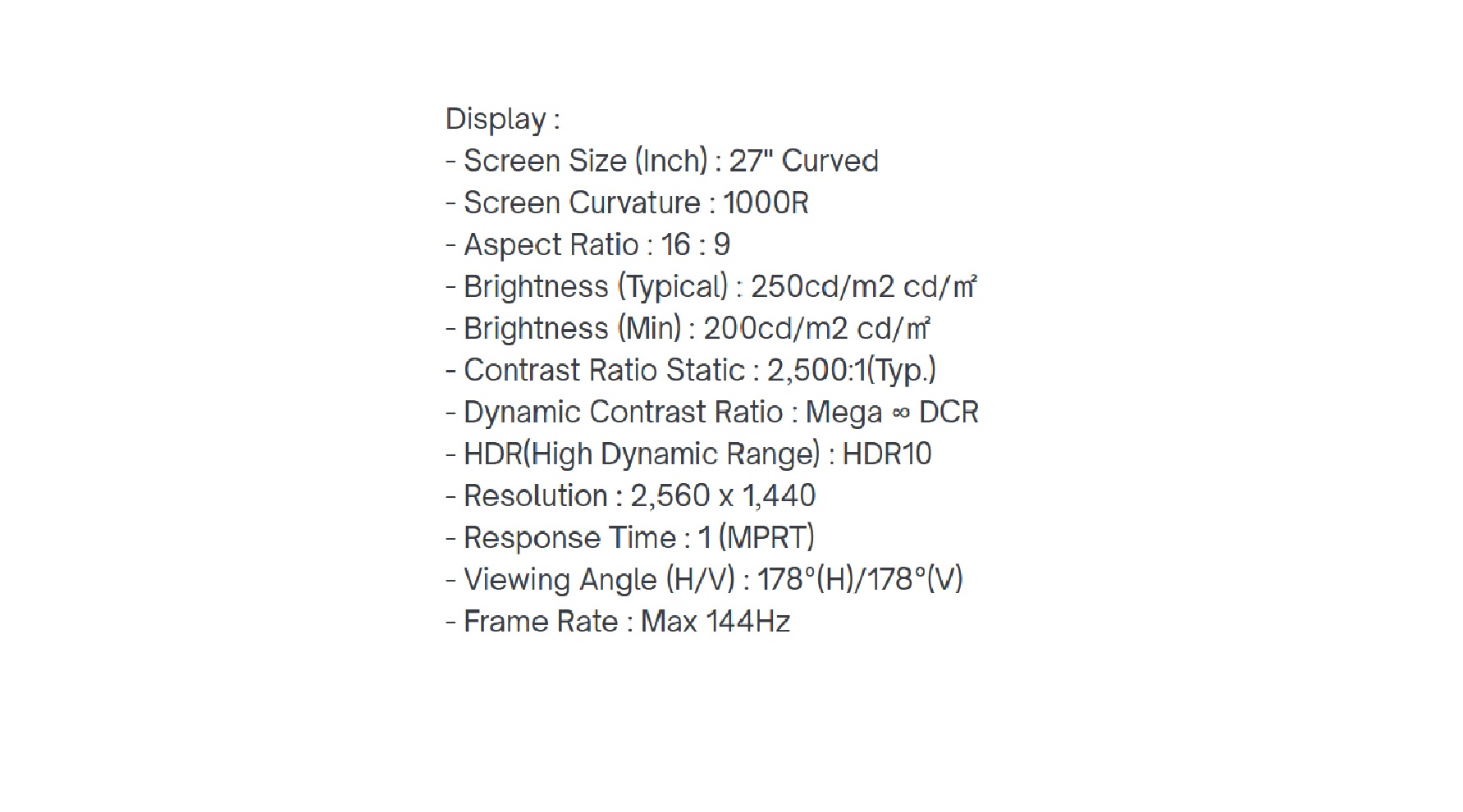 SAMSUNG LC27G55TQWEXXD