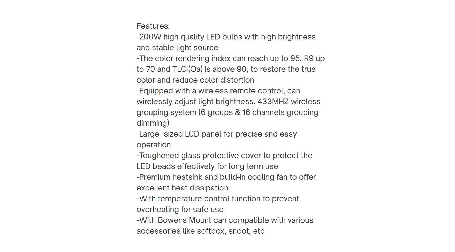 Led Godox SL200 II SL-200 II