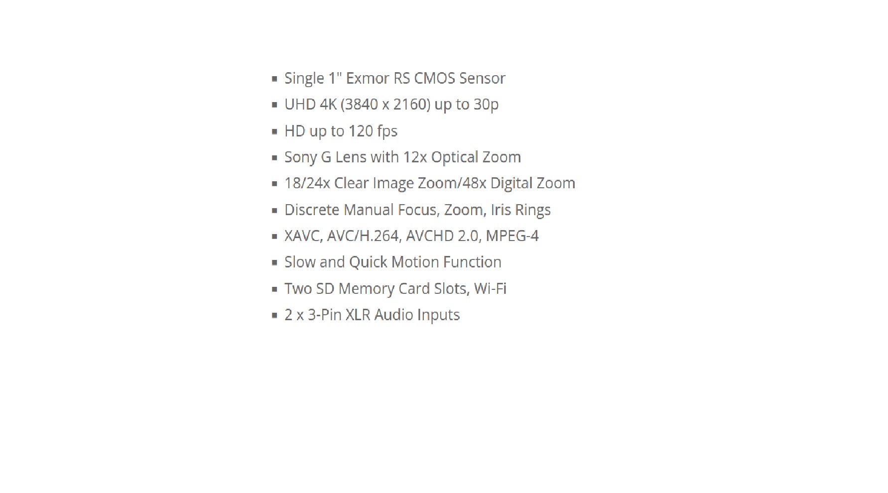 Sony PXW-Z150