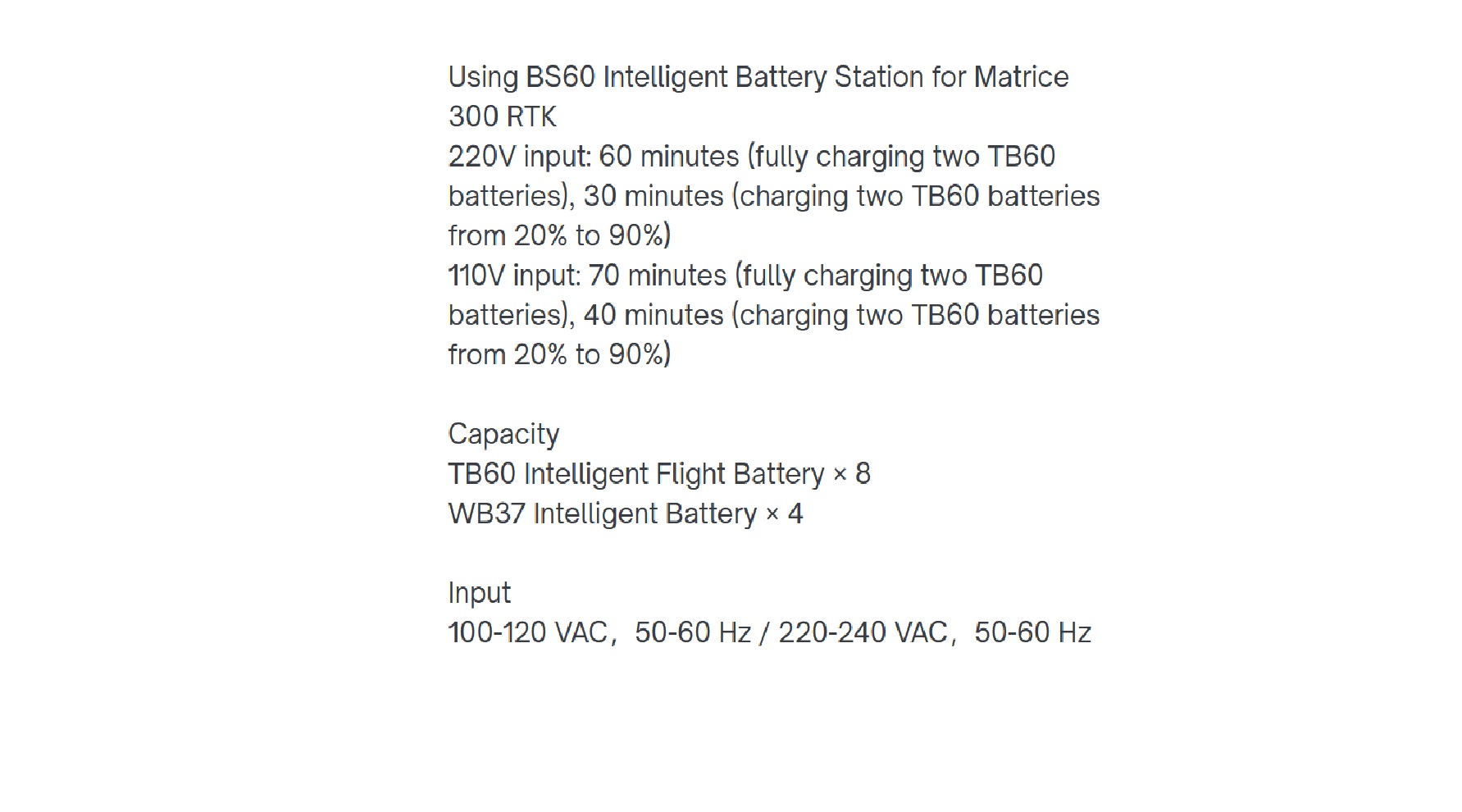 DJI BS60 Intelligent Battery Station