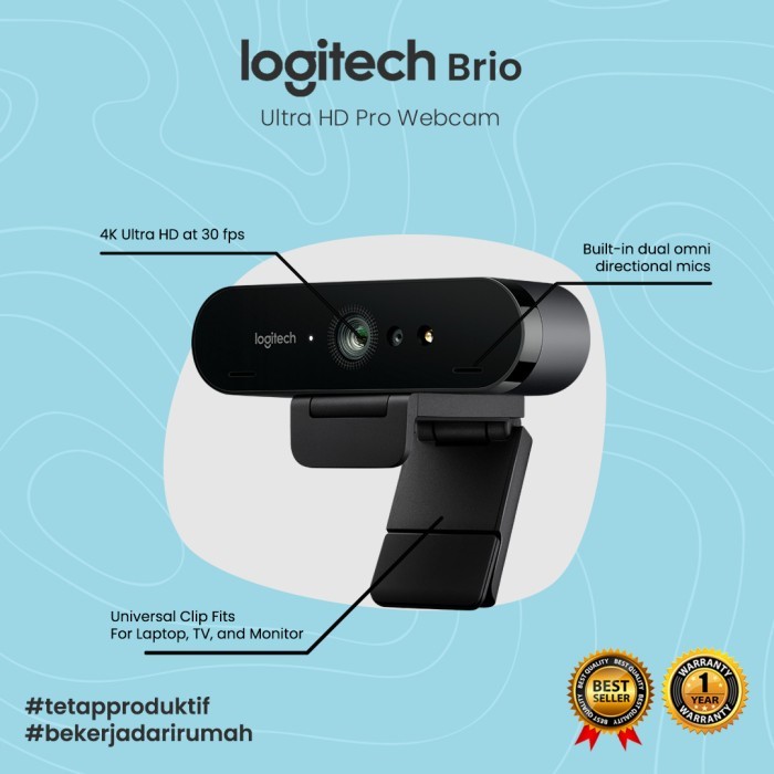 Logitech Brio Ultra HD Pro Business Webcam