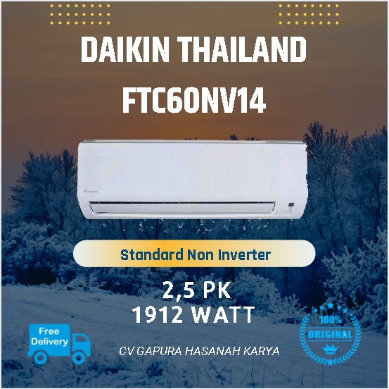 AC DAIKIN THAILAND 2,5 PK FTC60NV14
