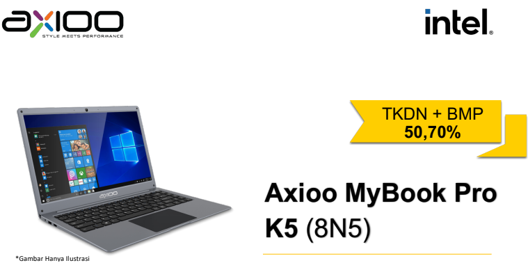 Axioo MyBook Pro K5 (8N5) TKDN