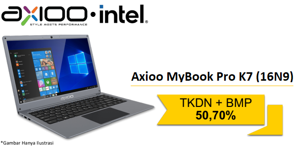 Axioo MyBook Pro K7 (16N9) TKDN
