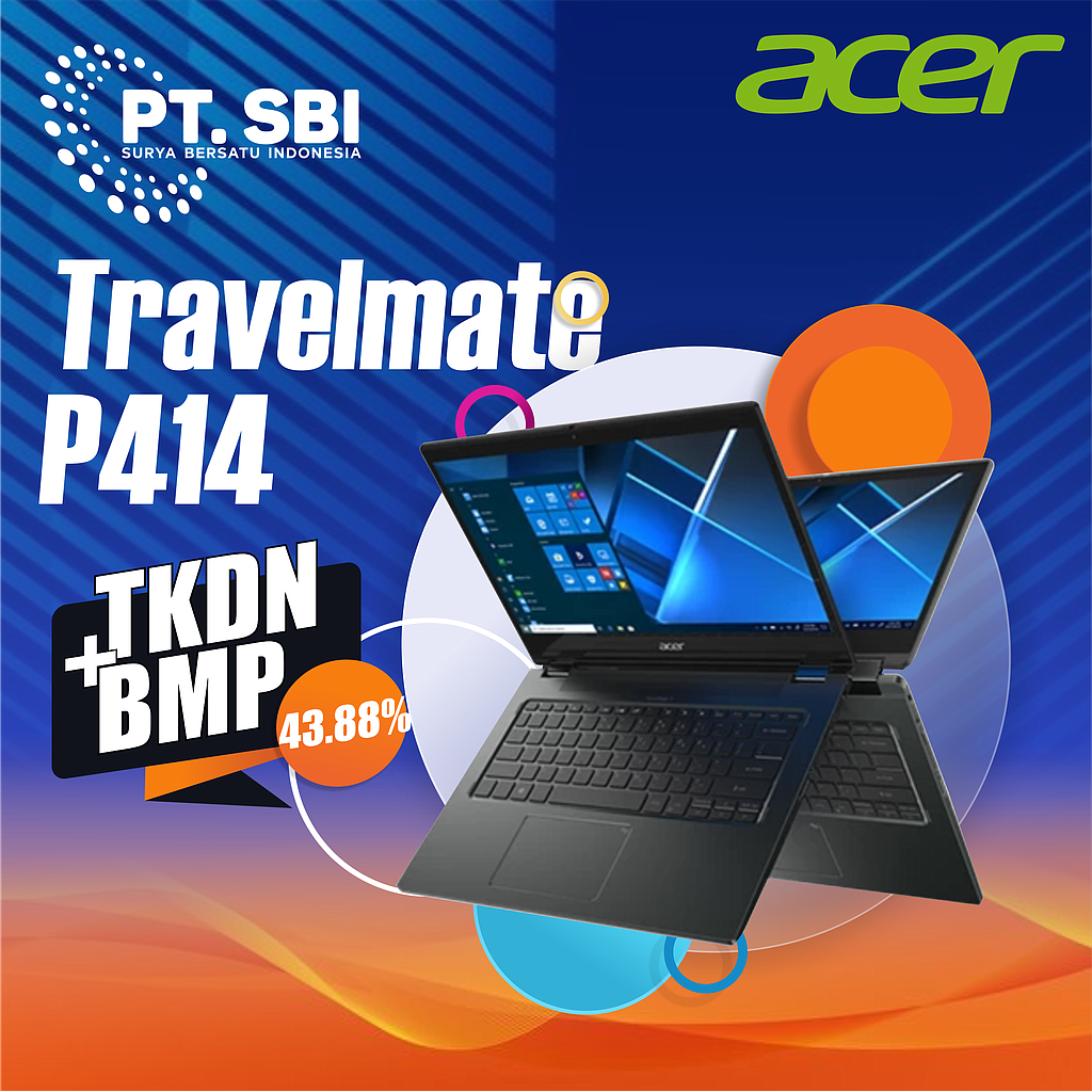 NOTEBOOK ACER Travelmate P414 (TMP414/RN/0002) TKDN + BMP = 43.88%