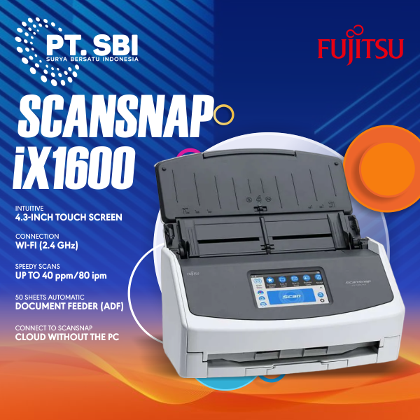 FUJITSU Image Scanner ScanSnap iX1600