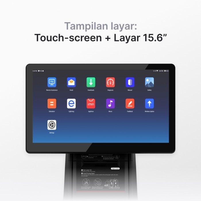 Android POS Machine Desktop Mesin Kasir D4 503 W/Printer SEIKO (N-200)