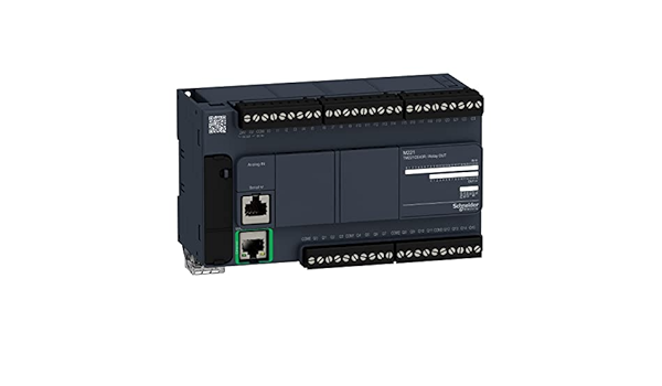 (A-123) TM221CE40R Modicon M221 PLC Schneider 40 I/O Relay Output Ethernet