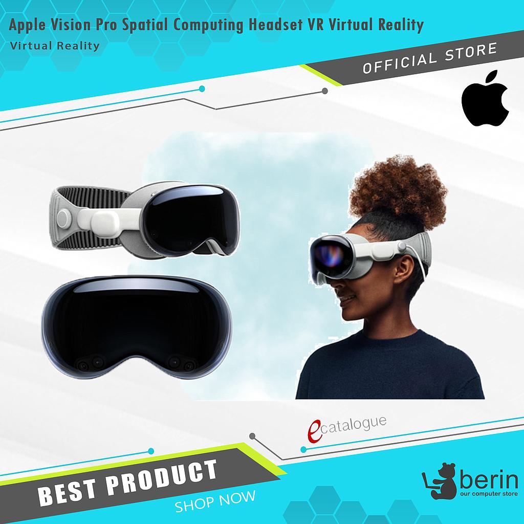 Apple Vision Pro Spatial Computing Headset VR Virtual Reality - 256GB (N-68)