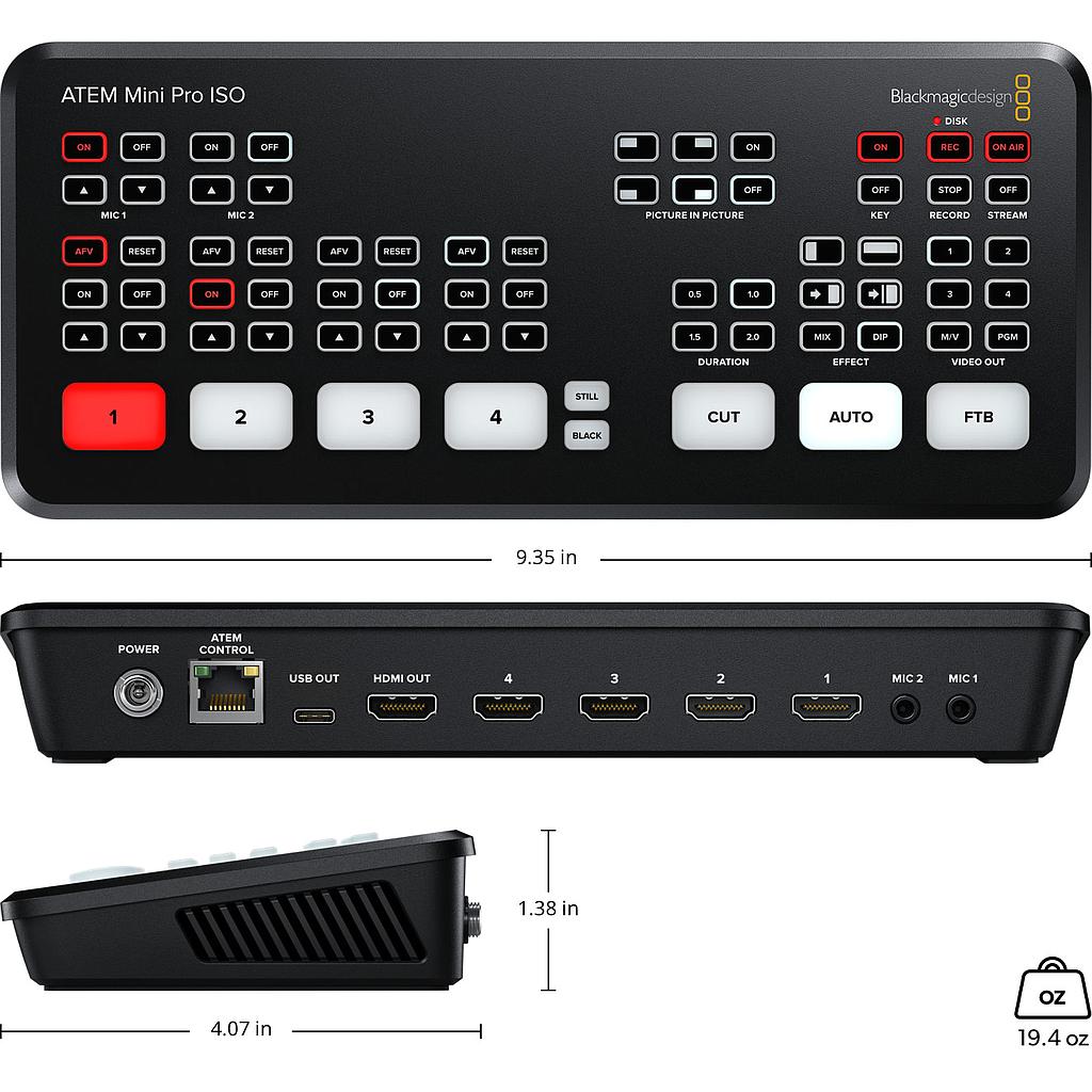Blackmagic Design ATEM Mini Pro ISO