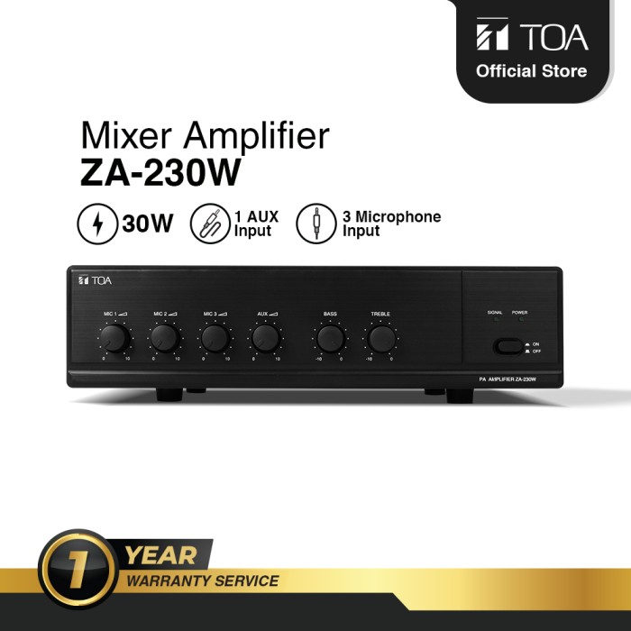 TOA Mixer Amplifier ZA-230W 30W
