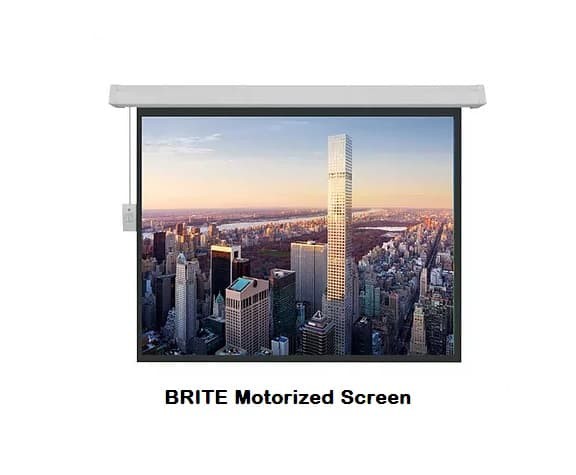 Brite Screen Motorized 120&quot; MR-3030 I TKDN 40%